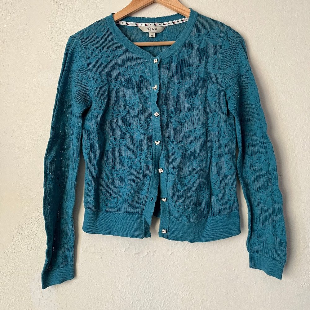 Blue Butterfly Sweater